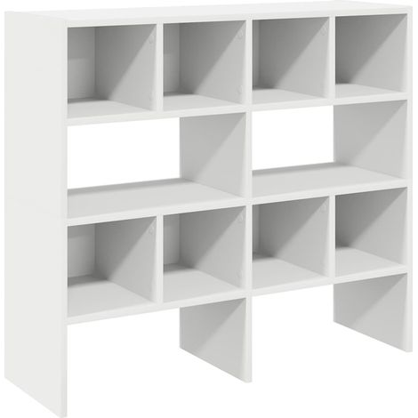 Maison Exclusive - Scarpiere 2 pz Impilabili Bianche 89,5x30x40 cm