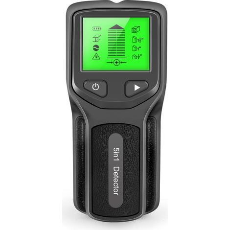 Zoternen Détecteur de montants muraux 5 en 1 avec écran LCD HD, détection de montants métalliques, de fils et de bois (1/5)