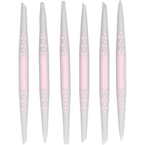 Lot de 6 stylos à graver pour fondant, kit de décoration de gâteaux DIY, outils de pâtisserie pour cuisine et boutique. (1/5)