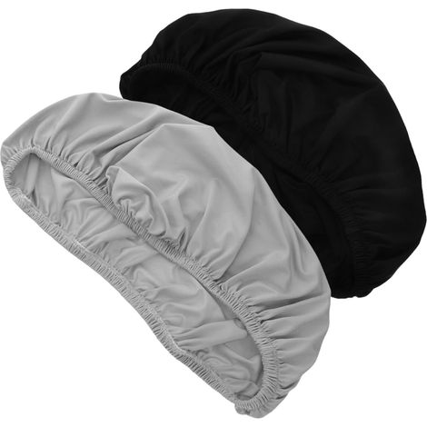 WC Spülkasten Überzug 2 teilig waschbares Polyester schwarz