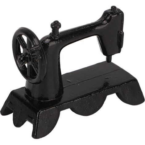 Machine à coudre à l'échelle 1:12, machine à coudre miniature vintage pour maisons de poupées, idéale pour les enfants et les adultes. (1/5)