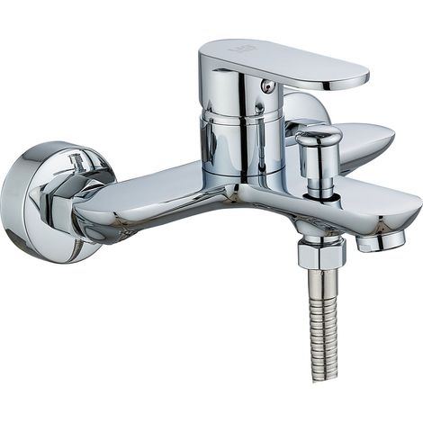 Grifo de Bañera Monomando Aloe Latón Cromado Cartucho Cerámico 40mm DP GRIFERIA Garantía 3 Años (1/2)