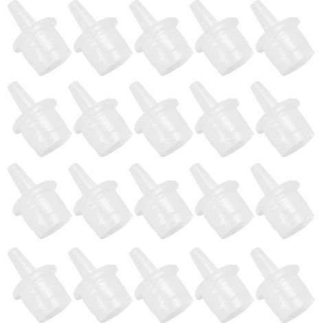 20 embouts pour colle à extensions de cils, colle pour greffe de faux cils, bouchon pour flacon (1/5)