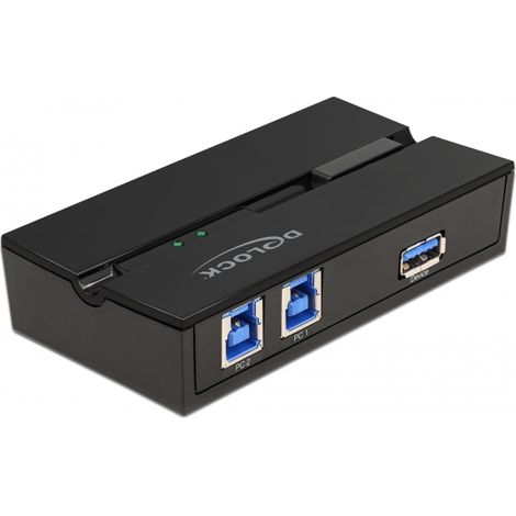 Delock Conmutador USB 3.0 de 2 PC a 1 dispositivo