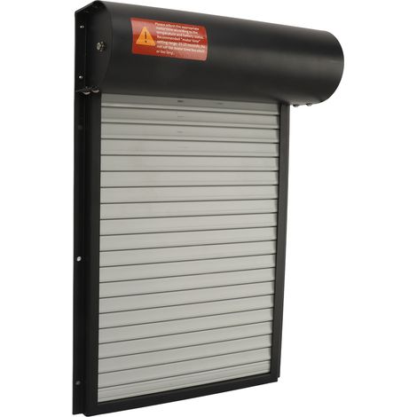 Poulailler Porte Automatique avec Minuteur, Ouverture de Porte sur Batterie, Écran LED, Noir pour Ferme (1/5)