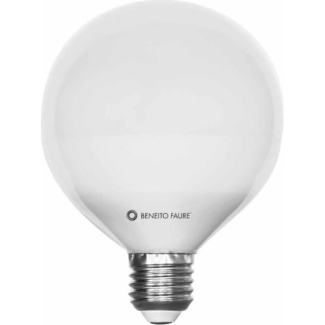 Ampoule Led Globe E27 10 W, Éclairage Intérieur, Lumière Chaude 360°, 2700 K, 1100 Lumens, Ip40 - Beneito & Faure (1/4)