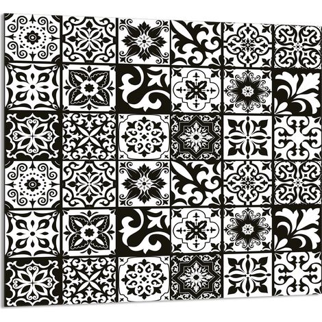 Panneau de verre mosaïque 65x60 pour la cuisine (1/5)