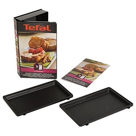 Tefal XA800912 Piastre per Toast Nero 23x13 cm, Set 2 (1/4)