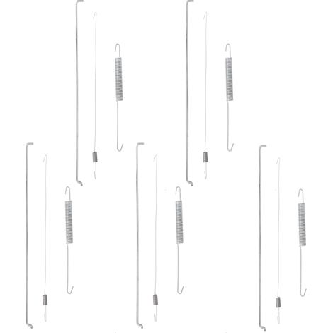 Kit de 5 ressorts et biellettes pour générateur essence 188f, métal robuste, remplacement accélérateur, usage agricole（Q3 : Nouveaux produits pour le mois d'août） (1/5)