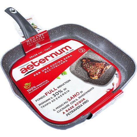 Rondine Aeternum Grill 28x28cm Madame Petraver Adatto all'Induzione 3.0 (1/5)