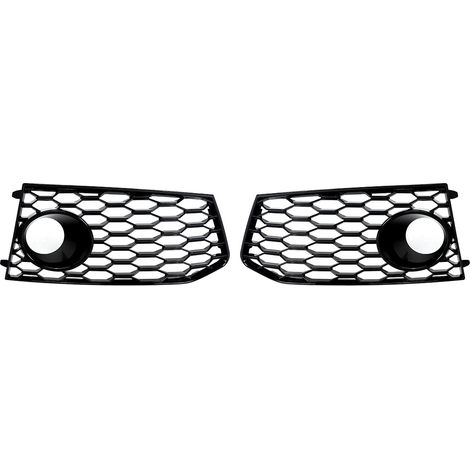 Grille de pare-chocs avant, style nid d'abeille, compatible avec Audi RS7 2014-2018, 1 Paire (1/2)
