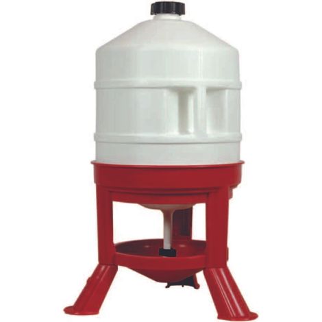 ABBEVERATOIO CON SERBATOIO IN PLASTICA SU TREPPIEDI  lt.30 di capienza ø cm.31x72h.    NOVITAL