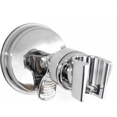 Support de pommeau de douche ventouse - JORMFTTE - 360Dépenser - Blanc - Economie d 'eau - Annelé (1/4)