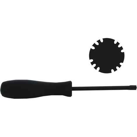 Tournevis de réglage carburateur pour Walbro et Zama – Longueur 200mm – Empreinte de tête cruciforme – Ajustement précis des moteurs 2 temps (1/2)