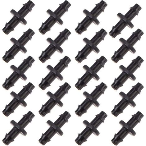 Irrigation de Pelouse 4/7mm Raccord Connecteur Goutte à Goutte,100 Pièces (1/5)