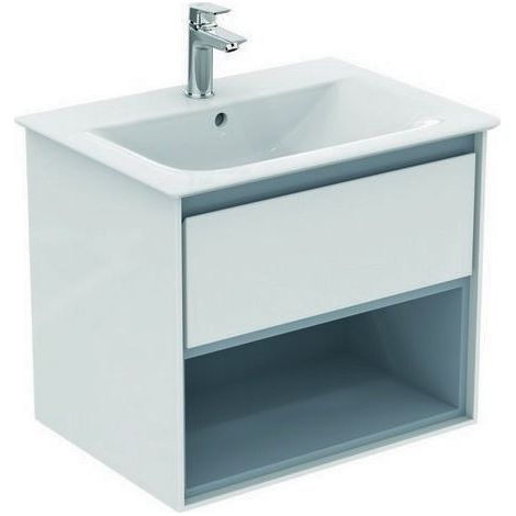 Frente de cajón CONNECT AIR 600 mm blanco brillo y mate para mueble bajo lavabo IDEAL STANDARD