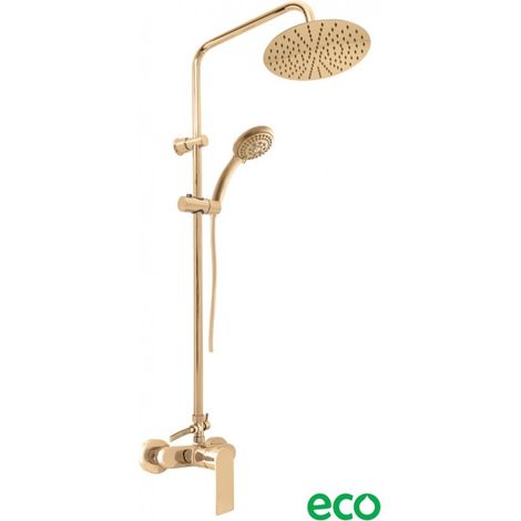 Colonne de douche NIL en laiton doré H. 116 cm (1/5)