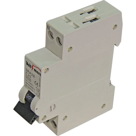 Interrupteur magnétothermique 1 pôle 20 A 4,5 KA