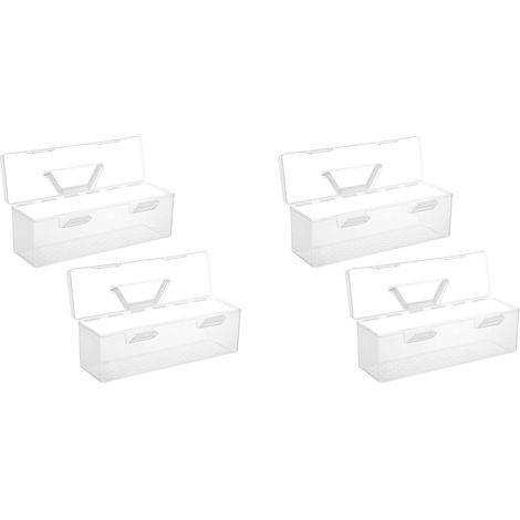 Aufbewahrungsbox für Acrylfarben (4er-Set) mit Griff, Fassungsvermögen für 30 Fläschchen à 60 ml (2 fl oz). (1/4)