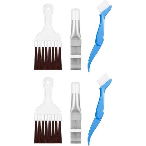 Ensemble de 3 outils de nettoyage manuel pour climatiseur, peigne à ailettes en acier inoxydable (1/5)