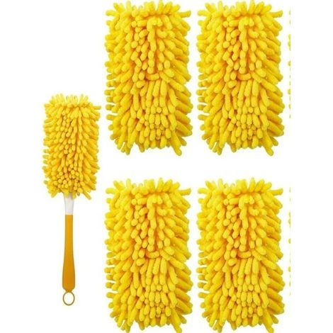 Ricariche riutilizzabili per spolverini Swiffer – 360 ricariche resistenti per spolverini – spolverino in microfibra per ventilatori a soffitto, compatibile con spolverini Swiffer con manico esteso (l (1/5)