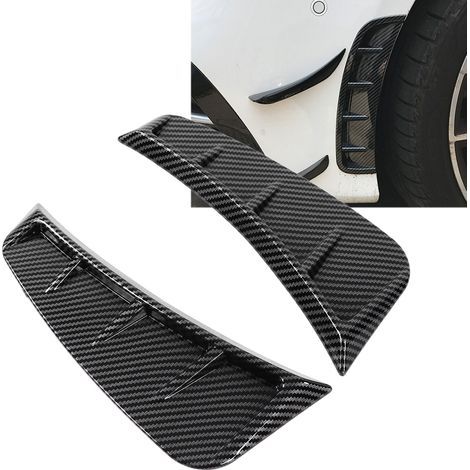 Pare-chocs avant : inserts latéraux style fibre de carbone pour personnalisation extérieure (1/5)
