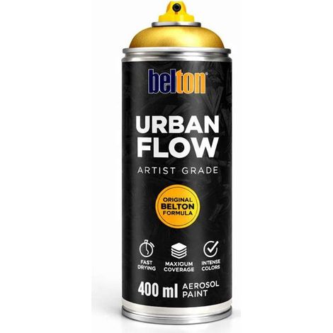Bombe de peinture - Or - Belton - Urban Flow - 400ml - Haute couvrance