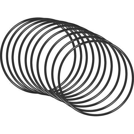 75mm x 71mm x 2mm Nitrile Caoutchouc Joints toriques x 10 Pièces Rond Joint Rondelle pour Robinet Plomberie Réparation Étanchéité Connexion [Noir] (1/5)
