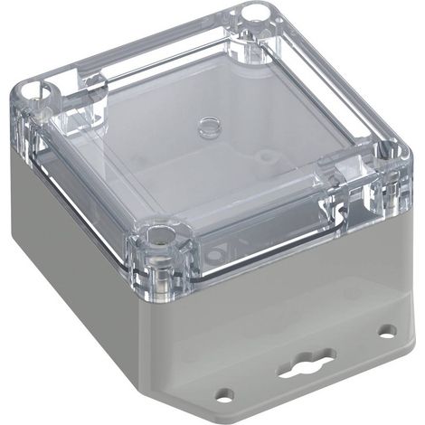 TRU COMPONENTS 6U07080805639 TC-13865228 Boîtier industriel 106.5 x 76.5 x 45 Polycarbonate gris clair 1 pc(s)