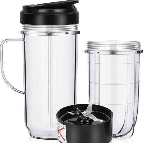 Bouchon de rechange transparent Vitamix 64 oz : Convient aux récipients Pro 750 à profil bas – Scellé et anti-éclaboussures