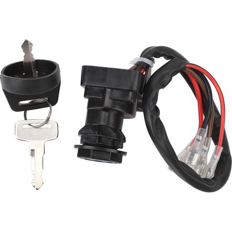 Interrupteur à clé de contact pour ATV, performances stables, démarreur à 4 fils de remplacement pour Polaris Sportsman 500 1996 à 1998 (1/5)