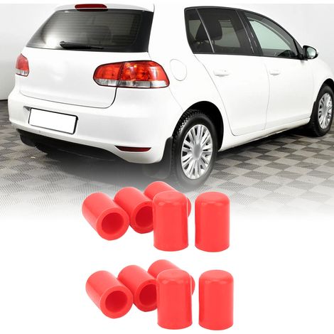 Ansaugschlauchstopfen für Autos (10er-Pack), 16 mm Innendurchmesser, universell, rot (1/5)