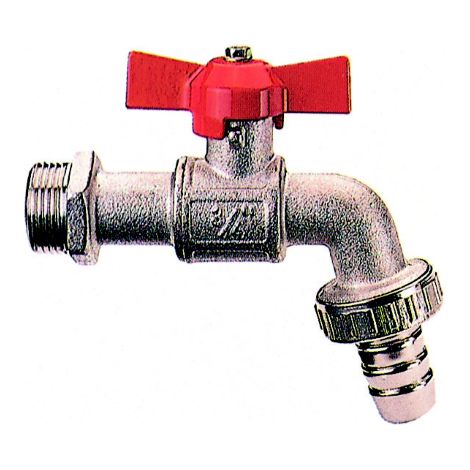 robinet A  bille gr 1/2 &quotT levier Itap 134 fontaine avec raccord de tuyau