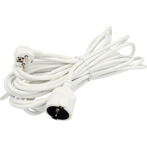 Jandei - Cable prolongador, Blanco, 10 metros