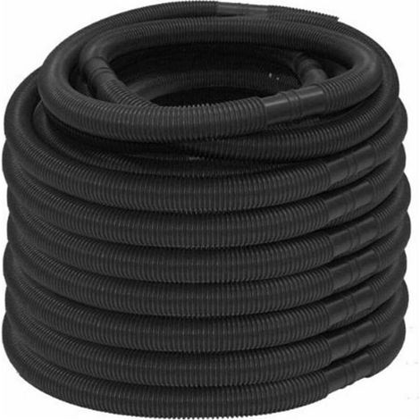 Solar-Poolschlauch, Reinigungszubehör, teilbar alle 105 cm, Schwarz, Durchmesser 32 mm, Länge 6,3 m, UV- und chlorbeständig. (1/5)