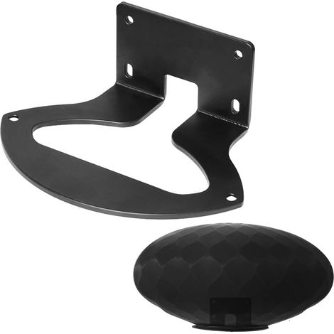 Kompatibel mit Bowers & Wilkins Formation Wedge (Einzeln), Wandhalterung, Zubehör, Lautsprecherzubehör, Halterung (Schwarz) 1 Stück (1/5)