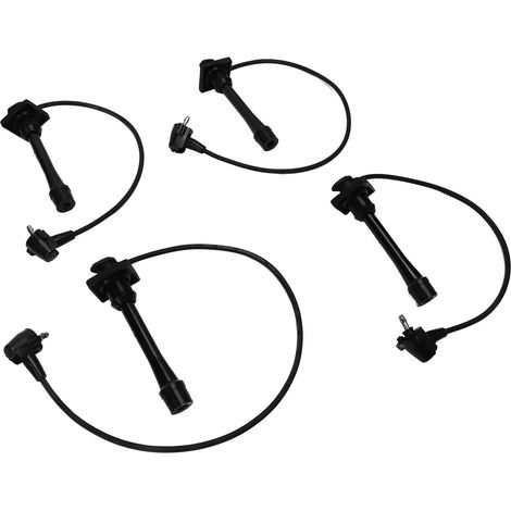 Câble de bougie d'allumage avec gaine en silicone 9091922327, remplacement pour Corolla 1.8L 1762CC L4 essence DOHC 1993‑1997 (1/5)