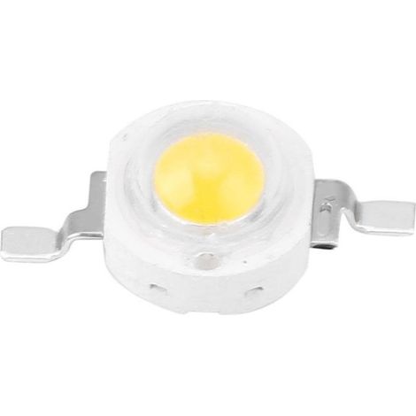 Lot 100 perles LED 1W – haute puissance – acrylique – SMD – DIY luminaires – 100-110lm – blanc froid 6000K – maison (1/5)