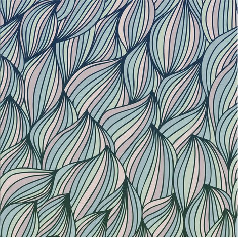 Komar Wandtapete - Gentle Waves - 250 x 250 cm - Vlies Digitaldruck