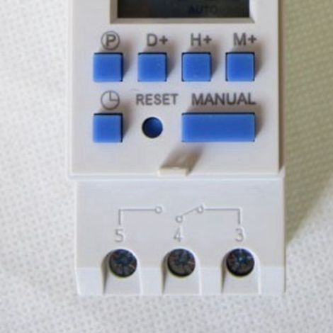 Relais temporisé numérique LCD programmable par micro-ordinateur, affichage numérique, 220 V, 16 A (1/5)