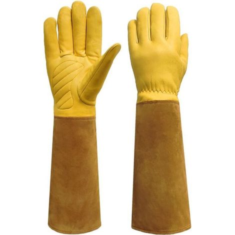 Gants de protection RONCIER épines et ronces - Taille 11.5cm - Brun