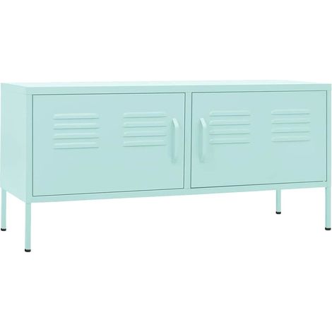 Maison Exclusive - TV-Schrank Minzgrün 105x35x50 cm Stahl