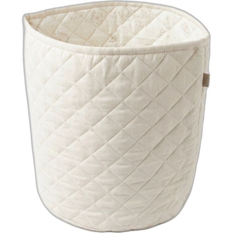 Gesteppter Aufbewahrungskorb 'Light Sand' - Medium (1/2)
