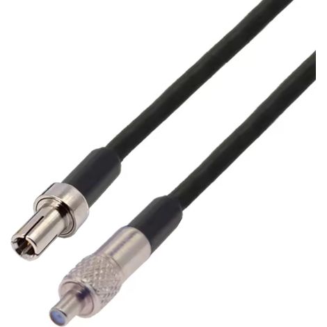 Cavo di collegamento TS9 con spina / presa TS9 RG174, 1 m