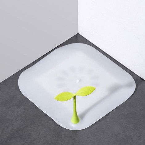 Couvercle de Siphon de Sol en Silicone, Conception Flexible, Couvercle de Siphon de Sol Déodorant, 15x15 Cm, Idéal pour la Cuisine et la Salle de Bain (1/5)