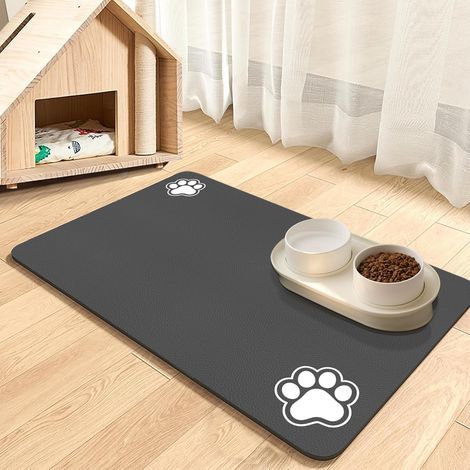 Futtermatte, hervorragende Saugfähigkeit, schnelltrocknend, rutschfest, für Hunde und Katzen (1/5)