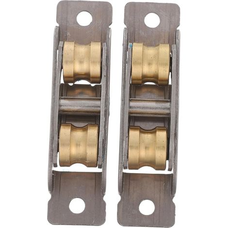 roulettes de porte coulissante en acier inoxydable Réduction
