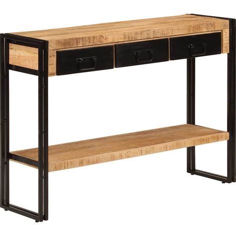 Table console-Table d'entrée 110x30x76 cm Bois de manguier solide (1/5)