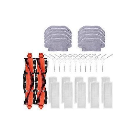 Ersatzteile für Saugroboter S10 S12 T12 B106GL/ Mop 2S XMSTJQR2S / 3C B106CN: Hauptbürste, Seitenbürste, HEPA-Filter, Wischtuch (1/5)