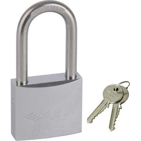 Lucchetto Ottone mm 40 Arco Inox Lungo 26021 Cisa